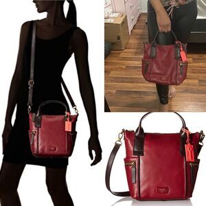 Fossil Red and Black Women's Bag